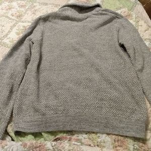 Banana Republic Sz Medium Chunky Knit Cowlneck Cardigan